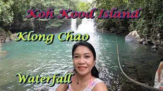 Koh Kood Island Thailand. Waterfall Klong Chao.