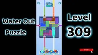 Water Out Puzzle Level 309 Walkthrough 💧 | Step-by-Step Solution | SolutionGuruji