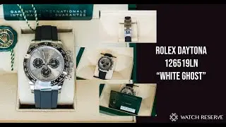 Rolex Daytona 126519LN Ghost Dial | White Gold Oysterflex Unworn 2025