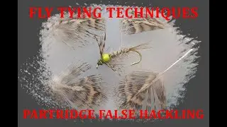 FLY TYING TECHNIQUES FALSE HACKLING WITH PARTRIDGE WITH RYAN HOUSTON
