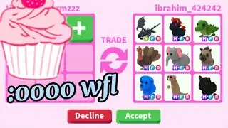 Wfl for all these mega neon pets!😱😱😱+giveaway adopt me# adopt me trading# Roblox adoptme trading#