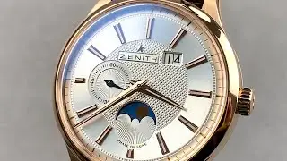 Обзор часов Zenith Captain Moonphase 18.2140.691/02.C498 Zenith