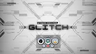 Twitch Stream Animated Overlay 2021 | Glitch | Download Link