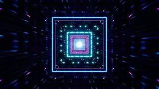 6 Hours 4K UHD Light Flash Time Travel Infinite Glow | Background Party