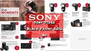 Sony Store Black Friday 2016 Ad