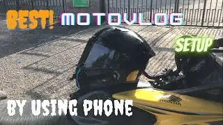 Easy motovlogging setup//mic ,stand ,helmet cheapest price 😄