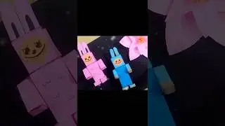 cute labubu doll making | #paper #papercraft #labubu #labubumaking #labubucraft