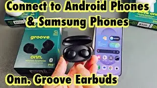 Onn. Groove Earbuds: Connect to Android Phones & Samsung Phones