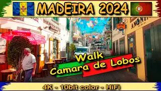 MADEIRA 2024 - Camara de Lobos - Scenic Walk - 4K - 10bit color - HiFi Sound #Tramtarie