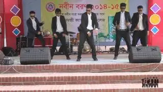 Live stage performance by Sax-Shei in Adamjee Cantonment College Fresher's Reception.
