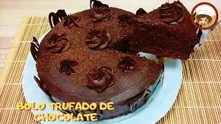 BOLO TRUFADO DE CHOCOLATE PARA ANIVERSÁRIO - MIL DELÍCIAS NA COZINHA
