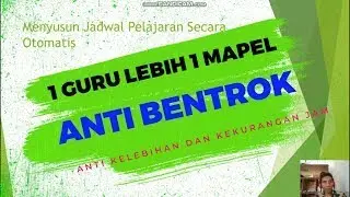 TERNYATA MUDAH! CARA MENYUSUN JADWAL PELAJARAN OTOMATIS DENGAN EXCEL (REVISI) ALL KURIKULUM