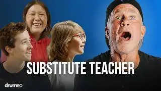 Chad Smith Surprises Drum Students (Substitute Teacher)