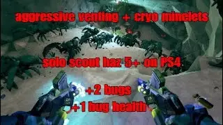 Deep Rock Galactic aggressive venting & cryo minelets solo haz 5+