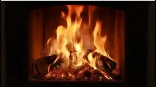 Warm Fireplace on a Cold Night 🔥 | Cozy Winter Fire Sounds