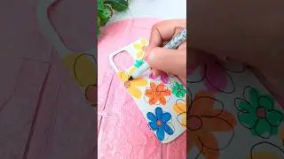 Diy Flower Phone Cover 😍 #shorts #ytshorts #phonecase