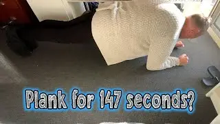 Guy Planks For 147 Seconds