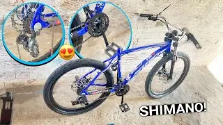 COLOQUEI MARCHA NA BIKE RAIO!