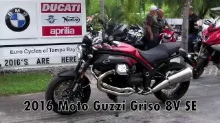 2016 Moto Guzzi Griso 8V SE Rosso Trophy at Euro Cycles of Tampa Bay