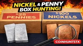 Live Coin Roll Hunting – Penny & Nickel Boxes (Silver & Wheat) | Stream 4 2026