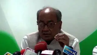 AICC Press Conference addressed by Digvijaya Singh