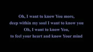 Oh I Want To Know You More - Backtrack w/ Lyrics - Key of D