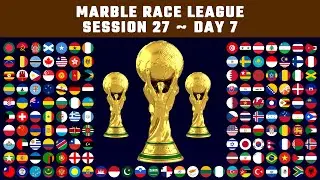 Marble Race Countries League - Session 27 - DAY 7 - Simple Marble Race