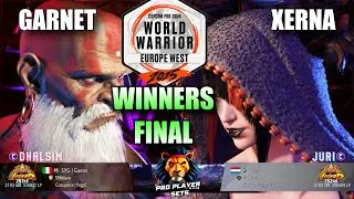 Winners Final ☆ Garnet (Dhalsim) VS Xerna (Juri) ☆ CPT World Warrior EU West 2