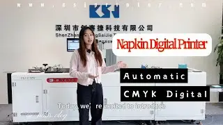 Automatic Napkin Digital Printing Machine #napkin #napkins #napkinpapermachine #printing
