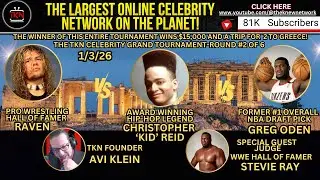 TKN Celebrity Tournament Rd. 2 Christopher 'Kid' Reid, Raven & Greg Oden ft. Guest Judge Stevie Ray