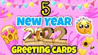 5Amazing new year card making handmade 2022 |how to make happy new year card easy |DIY art and craft