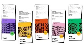 Can two Millennials answer trivia questions from every generation? (Gensmak Digital Version)