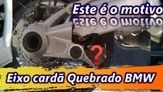 Eixo cardã quebrado BMW GS 1200 este é o motivo.