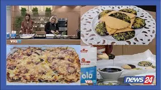 Musaka e thjesht&euml; me mish pule /Biskota t&euml; shkrif&euml;ta me &ccedil;okollat&euml; dhe stika (Receta nga znj. Eneida)