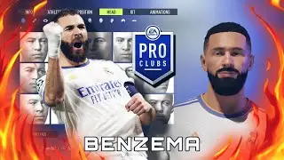 FIFA 22 - KARIM BENZEMA PRO CLUBS CREATION