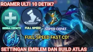 TUKANG BANTING! SETTING EMBLEM DAN BUILD ATLAS TERSAKIT DAN TERKUAT 2024 | EMBLEM ATLAS FAST CD