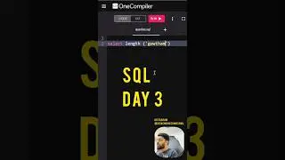 Day3 -  𝐒𝐐𝐋 𝐢𝐧 𝟔𝟎 Seconds
