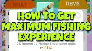 How to get MAX FISH XP | Hooked Inc