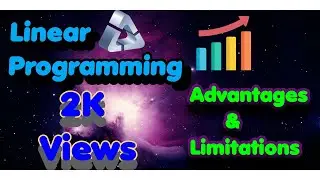 Advantages & Limitations of Linear Programming ( in Hindi )