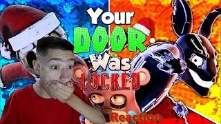 Swaggy's Here| Reaction to [FNAF] Your Door Was Locked! | Collab 🎄