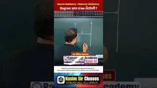 Doppler Effect Source & Observer diagram ఇలా draw చేయాలి! #physics #physicsshorts #physicsintelugu