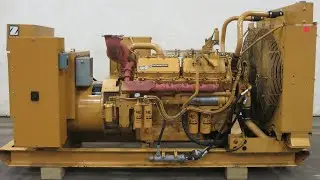 Caterpillar 500 kW diesel generator.  CAT 3412 engine, 325 Hrs, Yr 1987 - CSDG # 4604