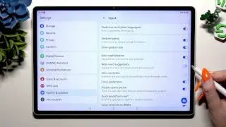 Huawei MatePad 12X &mdash; как ввести параметры исправления текста