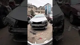 Corolla 2015 model front bumper & fog light installed #bumper #automobile #pradogroup #hj