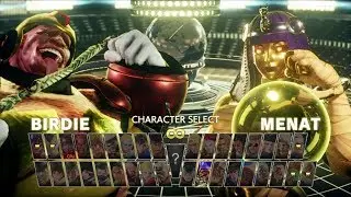 SFV Mods #3 Birdie(Mega Man) vs Menat(Gold Skin)