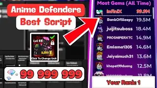 Auto Place/Upgrade, Record/Play Macro, Auto Replay+More! Anime Defenders Script Showcase | InfiniX