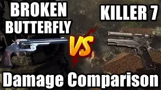 Resident Evil 4 Remake BROKEN BUTTERFLY VS KILLER 7 Damage Comparison (LVL 1 VS LVL MAX)