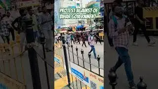 #protest against of bihar government
