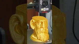 Zombie Hunter bust #3dprinting #timelapse