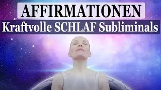 Affirmationen zum Schlafen als SUBLIMINALS + Rosa Rauschen + 528Hz | Gesundheit | Liebe | Erfolg
